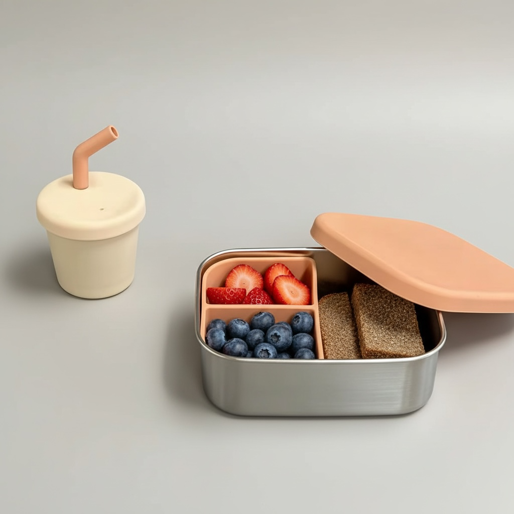 Portio Stainless Steel Lunch Box
