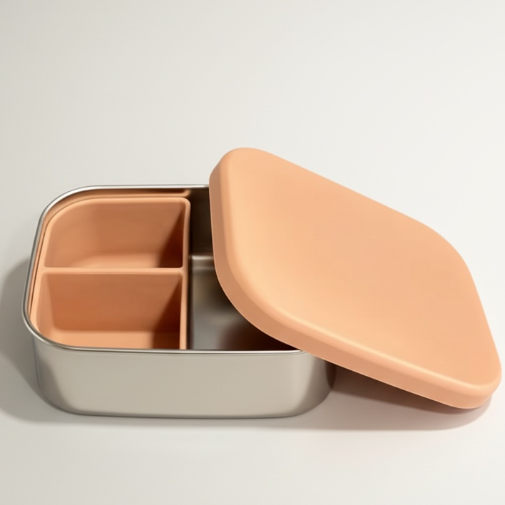 Portio Stainless Steel Lunch Box