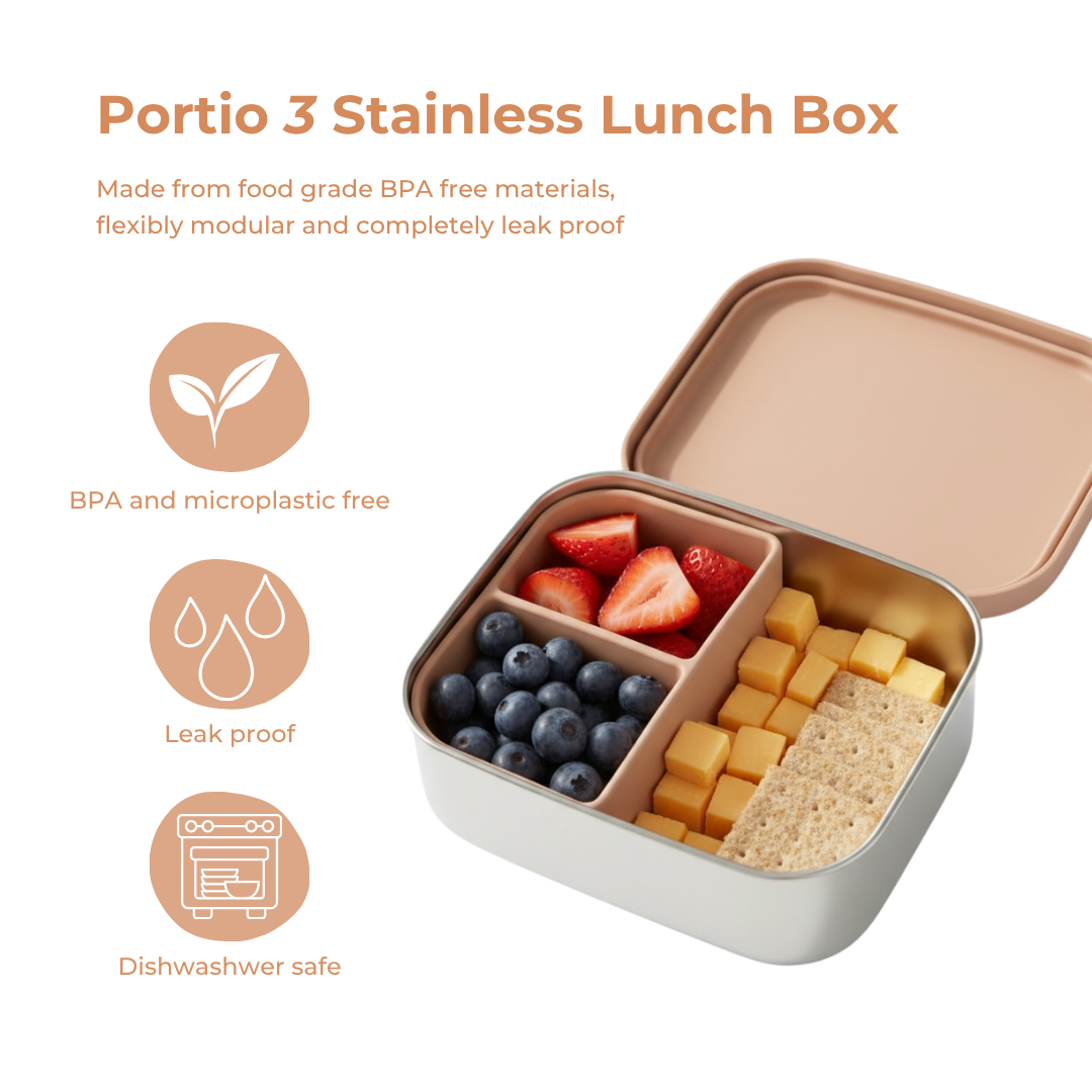 Portio Stainless Steel Lunch Box